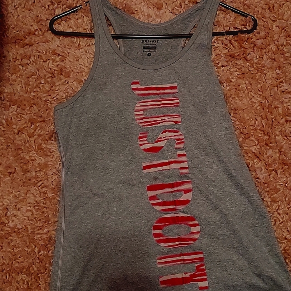 Nike 'Just do it' sleeve-less shirt. Small.
